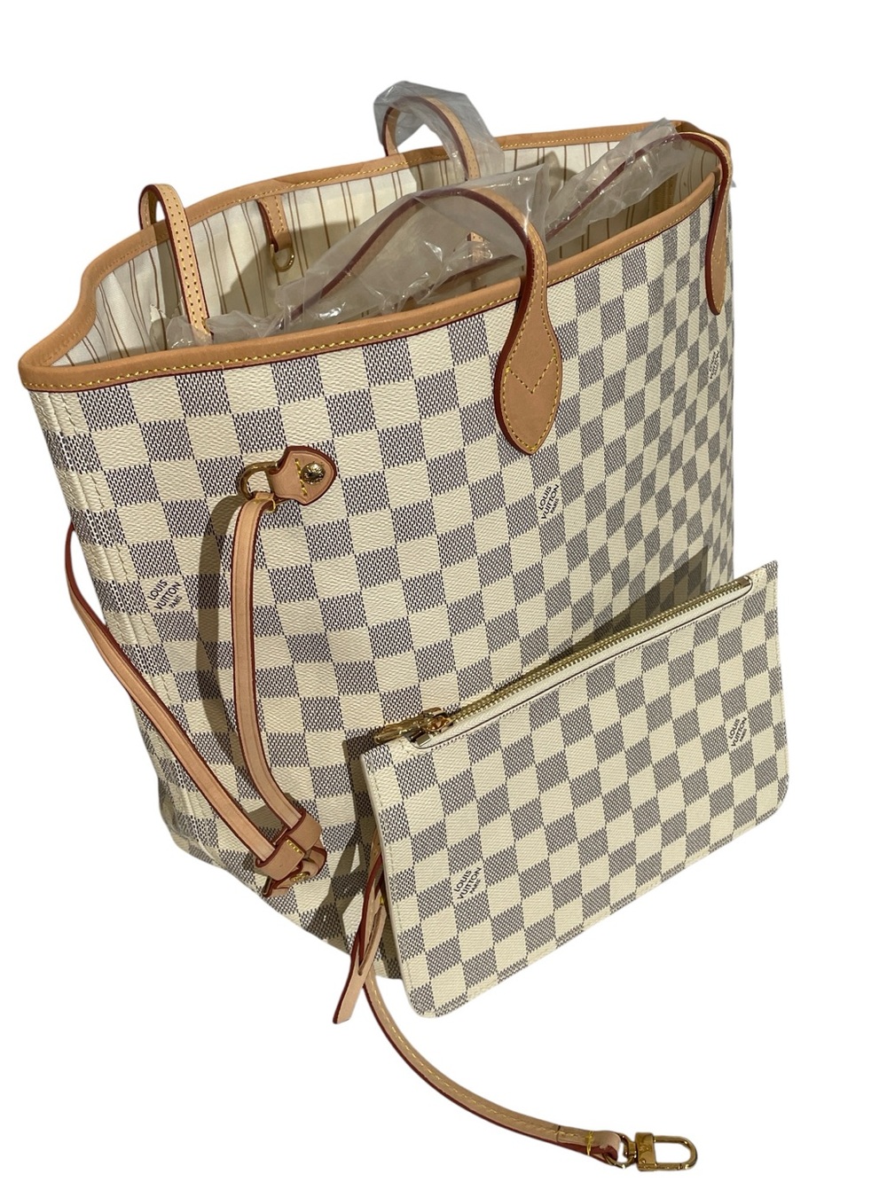 π π€ Neverfull Tote with Matching Pochette π€π - Picture 2 of 9